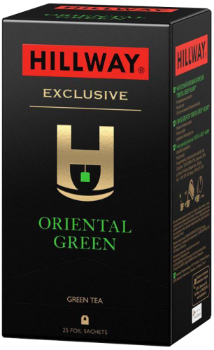 Чай зелений Hillway Exclusive Oriental Green 25 шт/пач