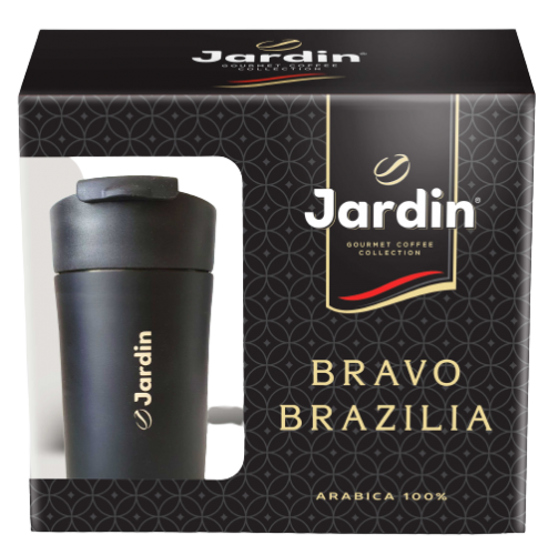 Кава Jardin Bravo Brazilia + термочашка 250гр.