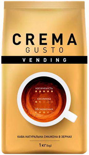 Кава Ambassador Vending Crema Gusto зерно (1кг)