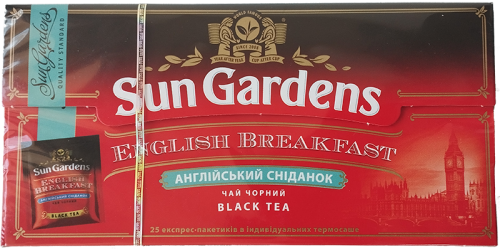 Чай чорний Sun Gardens English Breakfast 25пак.