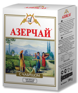 Чай AZERCAY черный с чабрецом (100 гр)