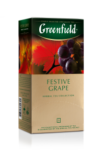 Чай трав'яний з виноградом Greenfield Festive Grape (25 пак.)