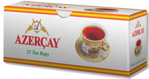 Чай AZERCAY черный с бергамотом (25 пак.)