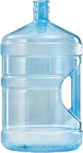 Поликарбонатный бутыль для воды с ручкой