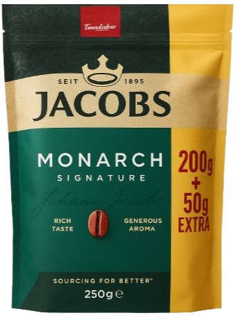 Кофе Jacobs Monarch пакет (250г)